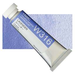 Holbein Artists' Watercolor - Lavender, 15 ml tube and swatch
