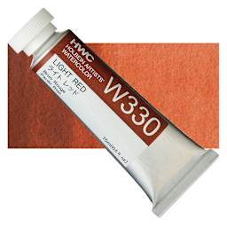 Holbein Artists' Watercolor - Light Red, 15 ml tube and swatch