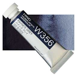 Holbein Artists' Watercolor - Payne's Gray, 15 ml tube and swatch
