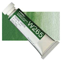 Holbein Artists' Watercolor - Terre Verte, 15 ml tube and swatch