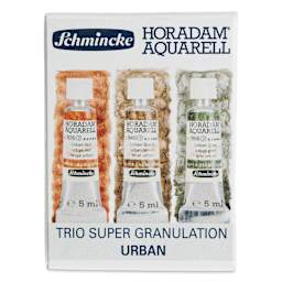 Schmincke Horadam Aquarell Artist Watercolor - Urban, Supergranulation, Set of 3, 5 ml, Tubes