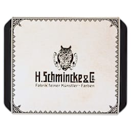 Front of package for Blick Exclusive! Schmincke Horadam Aquarell Watercolor Pans - Set of 15, Retro I , Half Pans