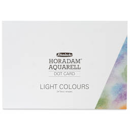 Schmincke Horadam Aquarell Artist Watercolor - front of the 24 Light Colors Dot Card