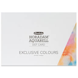 Schmincke Horadam Aquarell Artist Watercolor - front of the 24 Exclusive Colors Dot Card