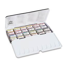 Schmincke Horadam Aquarell Watercolor Pans - Assorted Colors, Set of 24, Full Pans