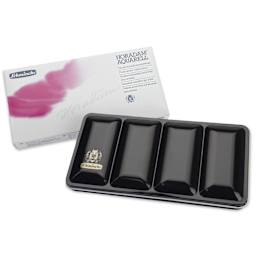 Schmincke Horadam Aquarell Watercolor Pans - Set of 48, Assorted Colors, Half Pans, tin with packaging