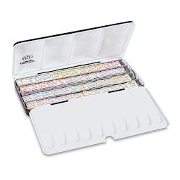 Schmincke Horadam Aquarell Watercolor Pans - Set of 48, Assorted Colors, Half Pans