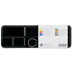 Schmincke Horadam Aquarell Watercolor Pans - __Blick Exclusive!__ Set of 12 Graphic Tin, Half Pans (back of tin)