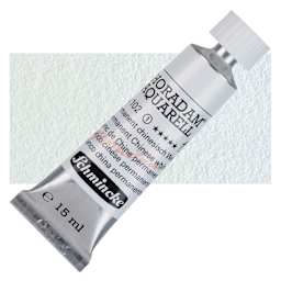 Schmincke Horadam Aquarell Watercolor - Permanent Chinese White, 15 ml tube and swatch