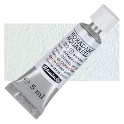 Schmincke Horadam Aquarell Watercolor - Permanent Chinese White, 5 ml tube and swatch