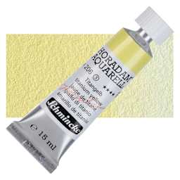 Schmincke Horadam Aquarell Watercolor - Titanium Yellow, 15 ml tube and swatch