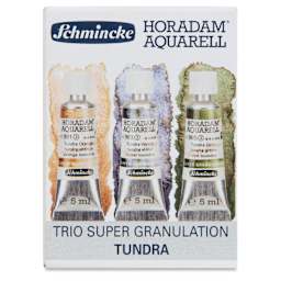 Schmincke Horadam Aquarell Artist Watercolor - Tundra, Supergranulation, Set of 3, 5 ml, Tubes