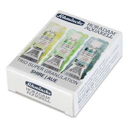Schmincke Horadam Aquarell Artist Watercolor - Shire, Supergranulation, Set of 3, 5 ml, Tubes, front of packaging