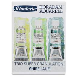 Schmincke Horadam Aquarell Artist Watercolor - Shire, Supergranulation, Set of 3, 5 ml, Tubes