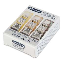 Schmincke Horadam Aquarell Artist Watercolor - Desert, Supergranulation, Set of 3, 5 ml, Tubes, front of packaging
