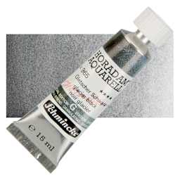 Schmincke Horadam Aquarell Artist Watercolor - Glacier Black, 15 ml, Tube and swatch