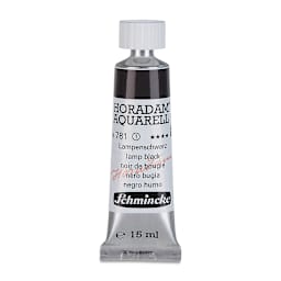 Schmincke Horadam Aquarell Watercolor - Lamp Black, 15 ml tube
