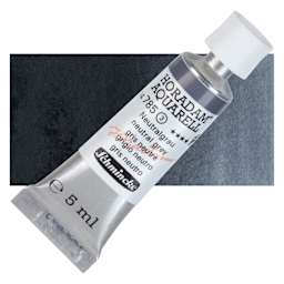 Schmincke Horadam Aquarell Watercolor - Neutral Grey, 5 ml tube and swatch