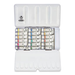 Schmincke Horadam Aquarell Artist Watercolor - Set of 18, Assorted Colors, 5 ml, Tubes, Open Set