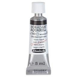 Schmincke Horadam Aquarell Artist Watercolor - Ivory Black, 5 ml tube
