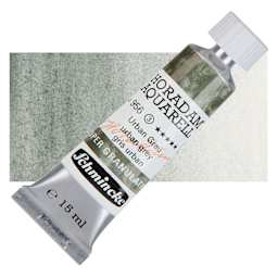 Schmincke Horadam Aquarell Artist Watercolor - Urban Grey, 15 ml tube and swatch