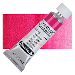 Schmincke Horadam Aquarell Watercolor - Magenta, 15 ml tube and swatch