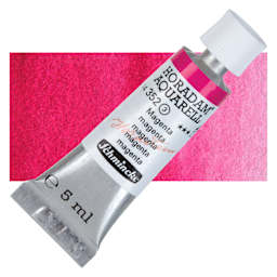 Schmincke Horadam Aquarell Watercolor - Magenta, 5 ml tube and swatch