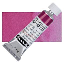 Schmincke Horadam Aquarell Watercolor - Quinacridone Violet, 15 ml tube and swatch