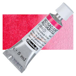 Schmincke Horadam Aquarell Watercolor - Rose Madder, 5 ml tube and swatch