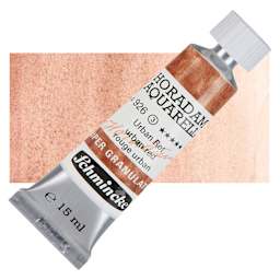 Schmincke Horadam Aquarell Artist Watercolor - Urban Red, 15 ml tube and swatch