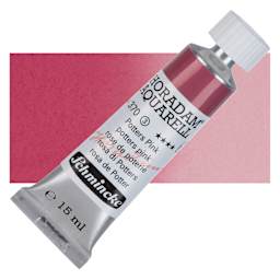 Schmincke Horadam Aquarell Artist Watercolor - Potters Pink, 15 ml tube and swatch