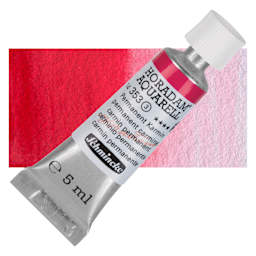 Schmincke Horadam Aquarell Watercolor - Permanent Carmine, 5 ml tube and swatch