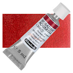 Schmincke Horadam Aquarell Watercolor - Perylene Maroon, 5 ml tube and swatch