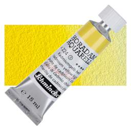 Schmincke Horadam Aquarell Artist Watercolor - Cadmium Yellow Light, 15 ml tube and swatch