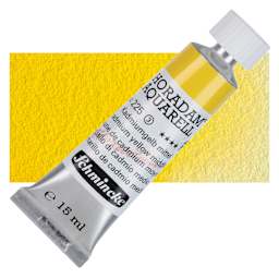 Schmincke Horadam Aquarell Watercolor - Cadmium Yellow Medium, 15 ml tube and swatch