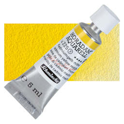Schmincke Horadam Aquarell Artist Watercolor - Cadmium Yellow Medium, 5 ml tube and swatch