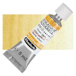 Schmincke Horadam Aquarell Artist Watercolor - Urban Yellow, 5 ml tube and swatch