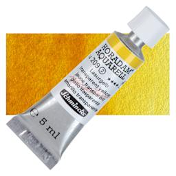Schmincke Horadam Aquarell Artist Watercolor - Transparent Yellow, 5 ml tube and swatch