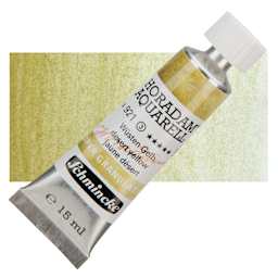 Schmincke Horadam Aquarell Artist Watercolor - Desert Yellow, Supergranulation, 15 ml, Tube and swatch