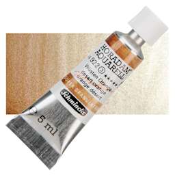 Schmincke Horadam Aquarell Watercolor - Desert Orange, 5 ml tube and swatch