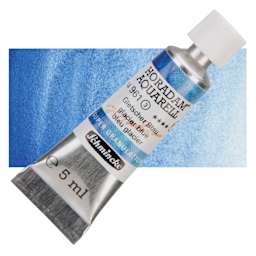 Schmincke Horadam Aquarell Watercolor - Glacier Blue, 5 ml tube and swatch
