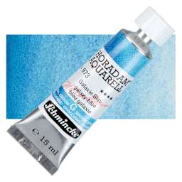 Schmincke Horadam Aquarell Artist Watercolor - Galaxy Blue, 15 ml, Tube and swatch