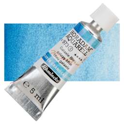 Schmincke Horadam Aquarell Watercolor - Galaxy Blue, 5 ml tube and swatch