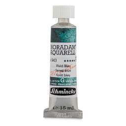 Schmincke Horadam Aquarell Artist Watercolor - Forest Blue, 15 ml tube (Front of tube)