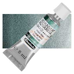 Schmincke Horadam Aquarell Watercolor - Forest Blue, 5 ml tube and swatch