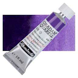 Schmincke Horadam Aquarell Watercolor - Schmincke Violet, 15 ml Tube and swatch