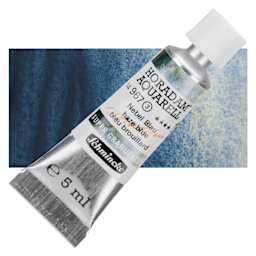 Schmincke Horadam Aquarell Watercolor - Haze Blue, 5 ml tube and swatch