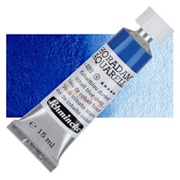 Schmincke Horadam Aquarell Watercolor - Cobalt Blue Deep, 15 ml tube and swatch