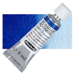 Schmincke Horadam Aquarell Artist Watercolor - Cobalt Blue Deep, 5 ml tube and swatch