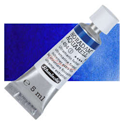 Schmincke Horadam Aquarell Artist Watercolor - Ultramarine Finest, 5 ml tube and swatch